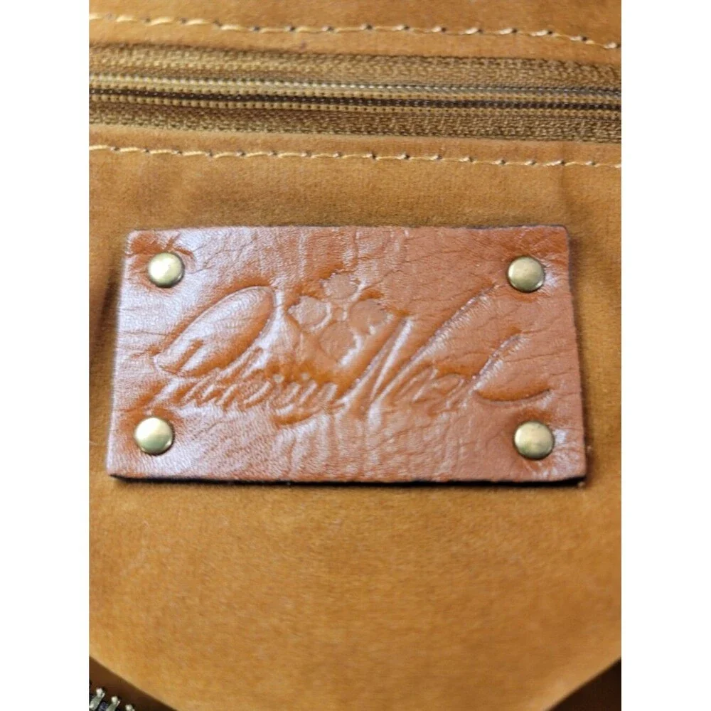Authentic Patricia Nash Poppy Tote - Brown Italian Leather Bag